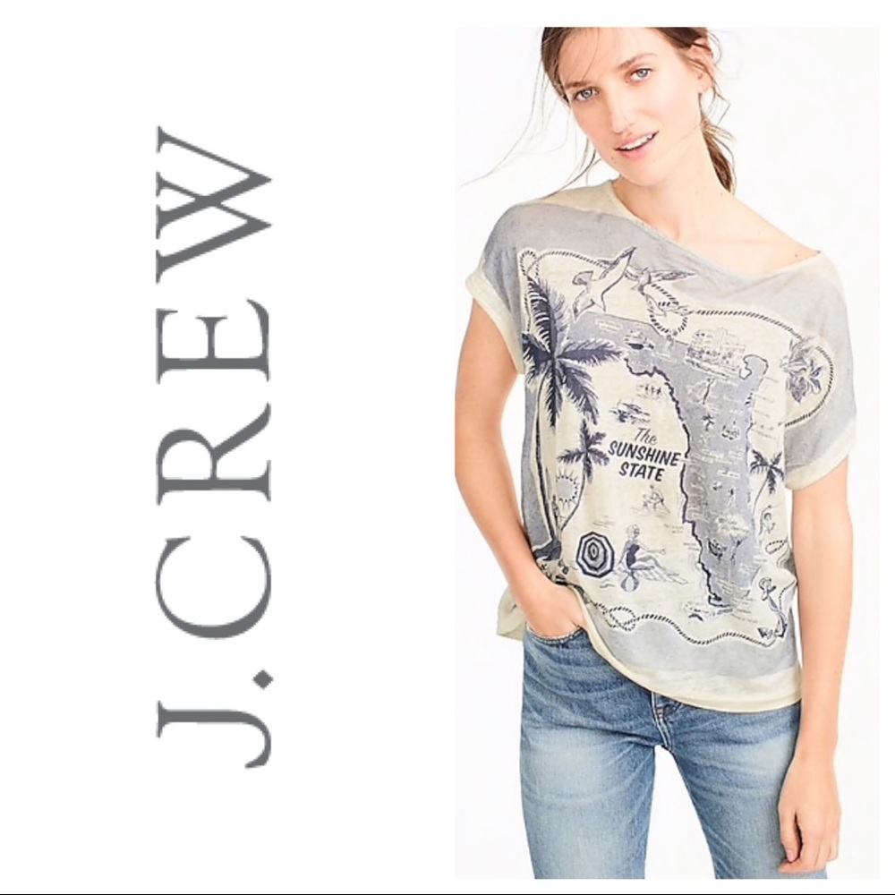 J.Crew "Florida" destination art T-shirt
